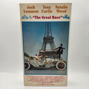 The Great Race 1965 VHS 1990 Warner Comedy Jack Lemmon Tony Curtis Natalie Wood